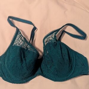 Simone Perele Teal Lace Bra